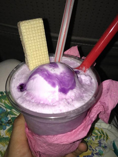 A picture of Blueberry smoothie.