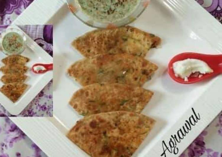 Recipe of Gordon Ramsay Boiled Egg Stuffed Paratha &amp; Bathua ka Raita