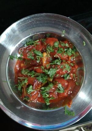 A picture of Fish chilli.