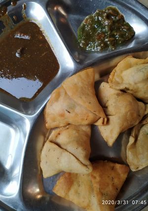 समोसा प्रसाद रेसिपी मुख्य फोटो
