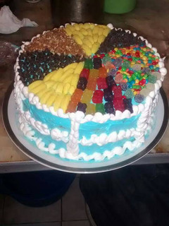 Una foto de Torta Golosineras para cumpleaños!