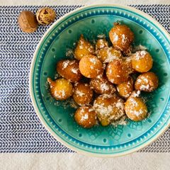 Foolproof Homemade donut holes A picture of Foolproof Homemade donut holes.