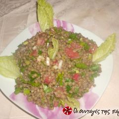 Salad with lentils A picture of Salad with lentils.