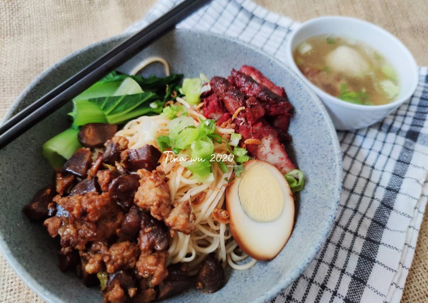 Charsiu Pork Noodle/Mie Charsiu (Non halal)
