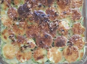 Una foto de Milhojas de zucchini