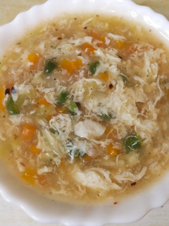 எக் ட்ராப் சூப்(egg drop soup recipe in tamil) செய்முறை முக்கிய புகைப்படம்