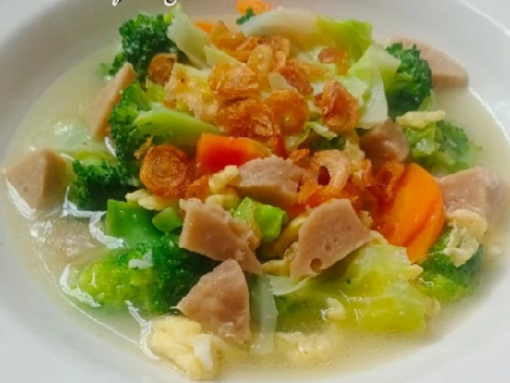 Langkah Mudah untuk Menyiapkan Resep #115 Capcay Brokoli Wortel Bakso (Menu Anak) yang Sempurna Anti Ribet, Mantap Sekali