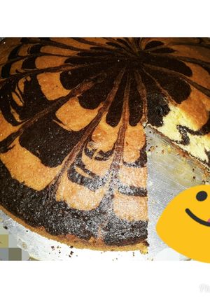 عکسی از دستور کیک زبرا یاسی پز😋