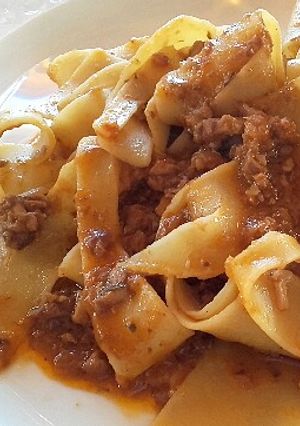 Una foto de Pasta  con Ragú de Pavo