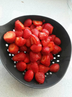 Una foto de Mousse frutillas