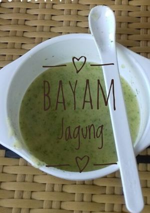 Foto resep Mpasi Pure Bayam Jagung