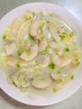 Chicken Macaroni Cream Soup (Sopas) - using Elbow Pasta