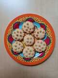 Galletas de harina de maíz blanco precocido