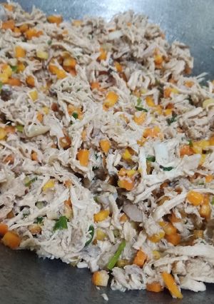 Foto resep Isian Lumpia ayam sayur