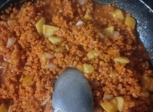 Una foto de Picadillo de soya 😍😍