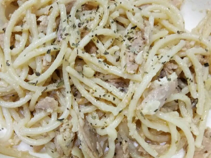 Recipe Easy Tuna Carbonara the Delicious Can spoil the tongue