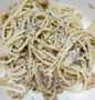 Recipe Easy Tuna Carbonara the Delicious Can spoil the tongue