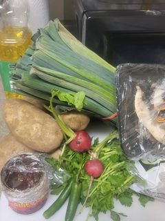 A picture of Leek and Potato Soup.