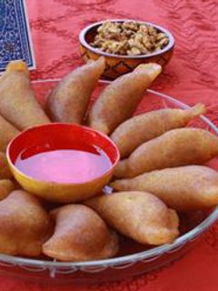 صورة لوصفة قطايف بجوز