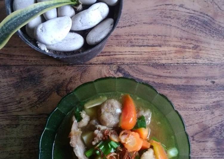 Resep: Sup tulang + tetelan Wajib Dicoba