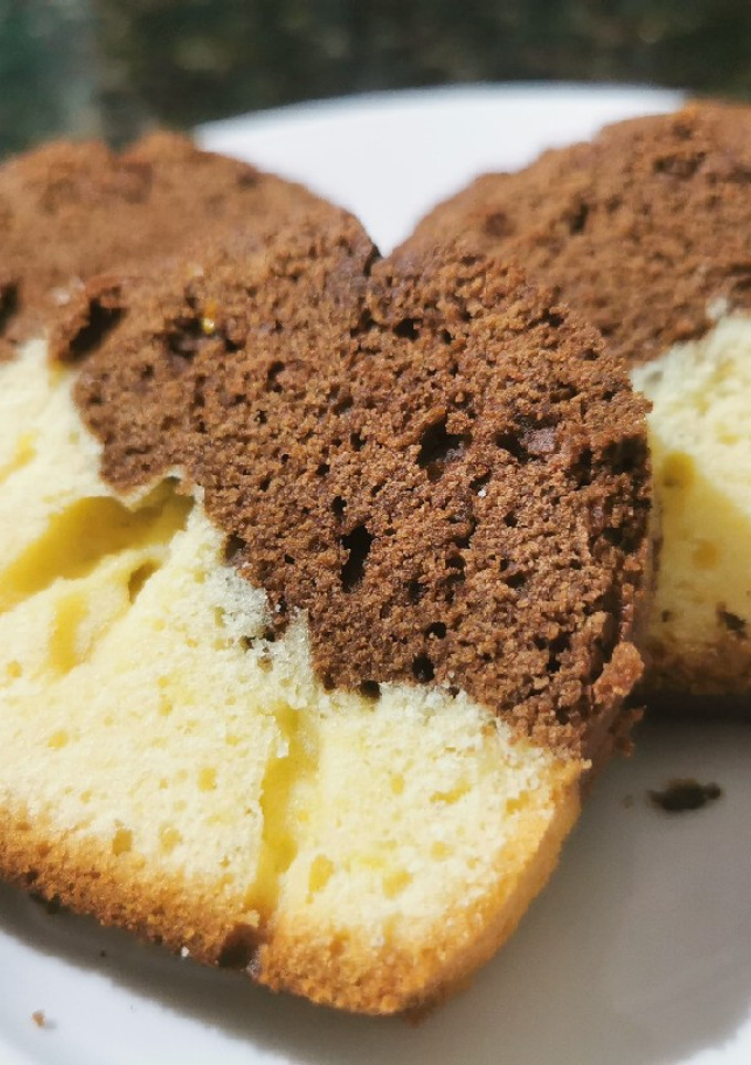 Una foto de Budín de chocolate y naranja