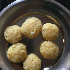 A picture of Traditional Andhra Borellu (moong dal with coconut sweet balls) Recipe.