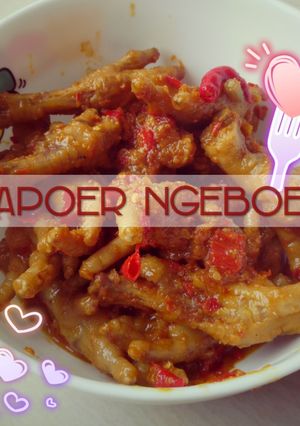 Foto resep Ceker Pedas Manis Asem Nendang!
