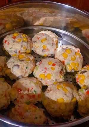 Hình của món Chả ức gà rau củ.