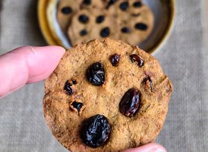 Una foto de Cookies saludables de harina de almendras como receta de aprovechamiento 🍪 sin azúcar ni edulcorante