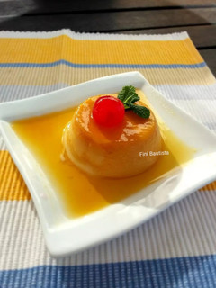 Una foto de Flan de queso sin horno y sin huevo