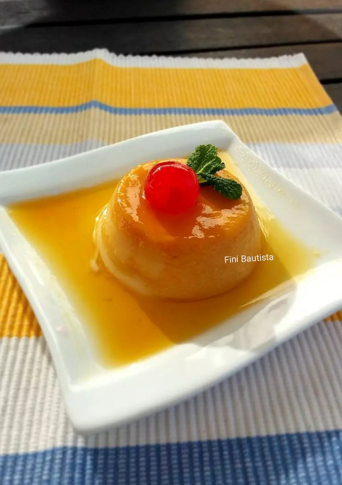 Una foto de Flan de queso sin horno y sin huevo