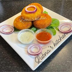 Potato pizza cutlets: A picture of Potato pizza cutlets:.