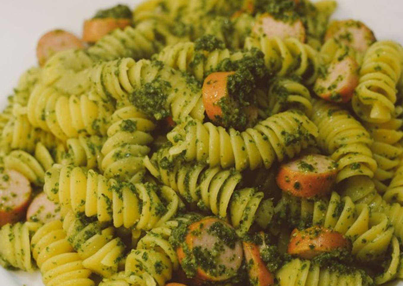 Genovese pasta with kale