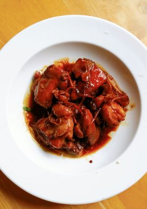 Hình của món Gà kho gừng.