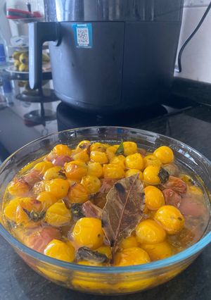 Foto principal de Tomates cherry en freidora de aire