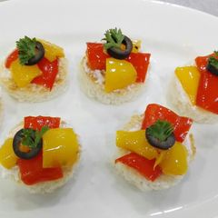 A picture of Vegetable Canpes.