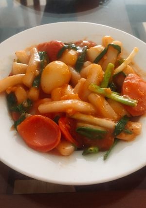 Hình của món Tokbokki.