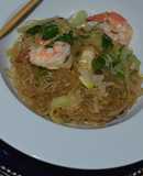 Glass Noodles with Shrimp & Bok choy
