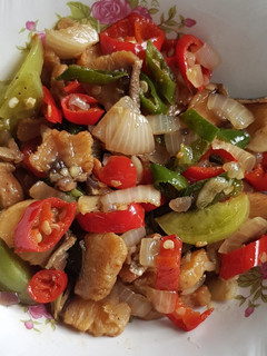 Foto resep Tumis ikan asin jambal roti