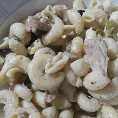 A picture of White pasta #cookpadramzan #5thweekchallange appetizer.