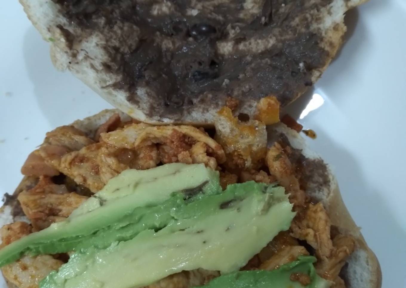 Tortas de milanesa de puerco