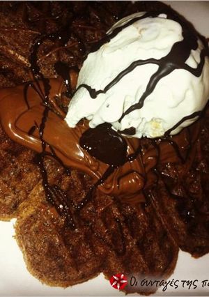 Φωτογραφία της συνταγής Choco-βάφλες