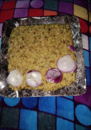 A picture of Moong dal khichri.