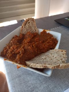 Una foto de Pisto Manchego con Mambo