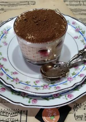 Une photo de 🌺 Tiramisù speculoos framboise