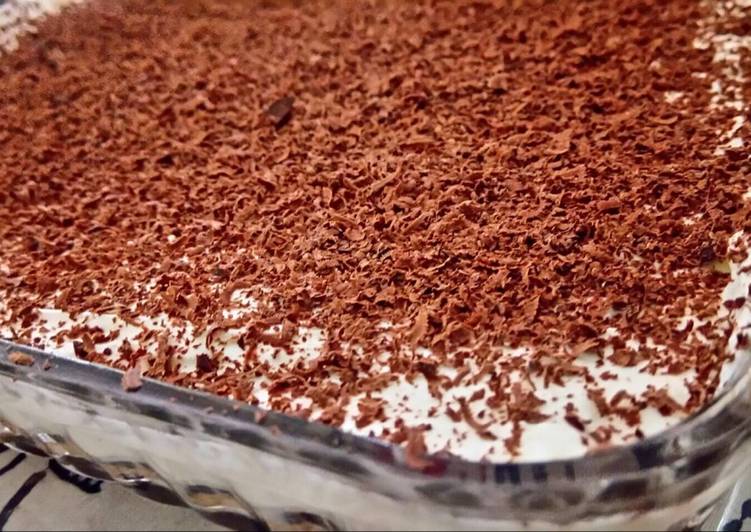 Resep No Egg Tiramissu yang Bikin Ngiler