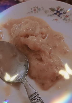 عکسی از دستور بستنی میوه ای خامه ای🍧