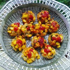 A picture of Chaat In Potato Bowl.