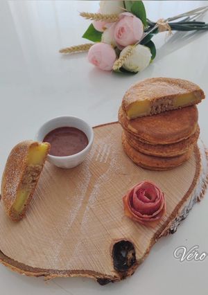 Une photo de Pancakes à la pomme