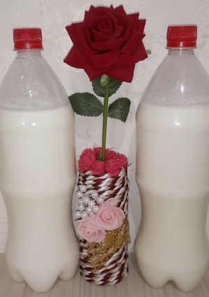 عکسی از دستور دوغ گاز دار خونگی